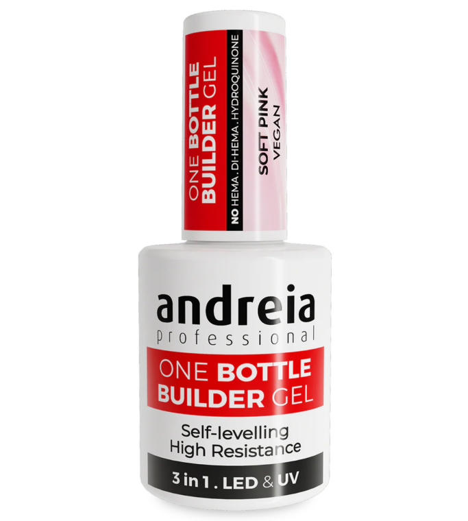 Andreia Professional Gel de Construção 3 em 1 Soft Pink 14 ml