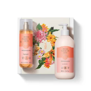 O Boticário Coffret Cuide-se Bem Pessegura 400ml + 200ml