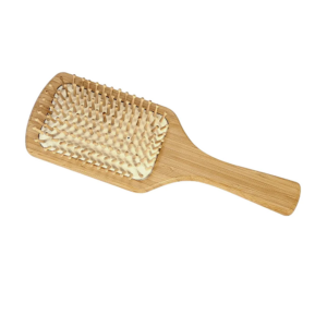 RickiParodi Escova de Cabelo Pneumática Bamboo Retangular Larga