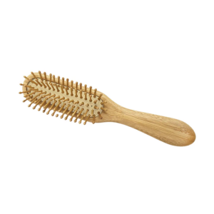 RickiParodi Escova de Cabelo Pneumática Bamboo Retangular Estreita