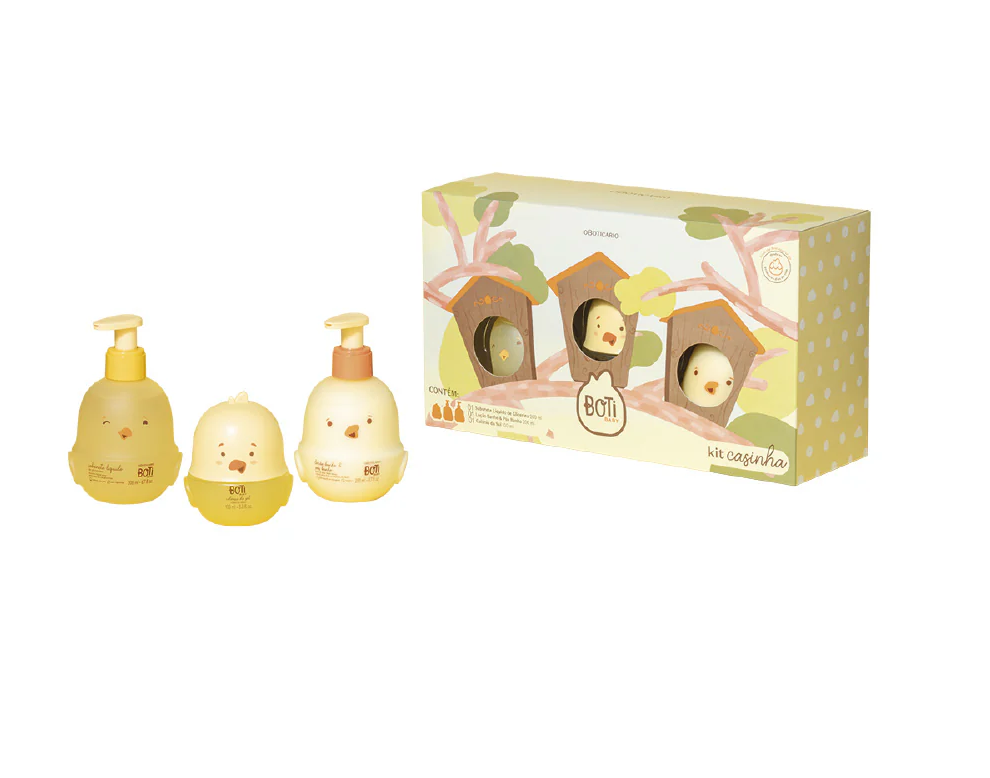 O Boticário Coffret Boti Baby Colónia do Sol 100ml + Sabonete Líquido 200ml + Loção 200ml