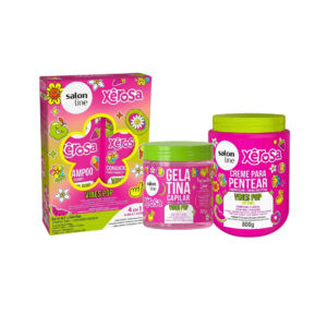 Salon Line Kit Xêrosa Vibes Pop Lavagem e Finalização 4 Itens