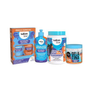 Salon Line Kit Definição Natural Lavagem e Finalização 4 Itens