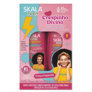 Skala Brasil Kit Infantil Crespinho Divino Shampoo 325ml + Condicionador 200ml