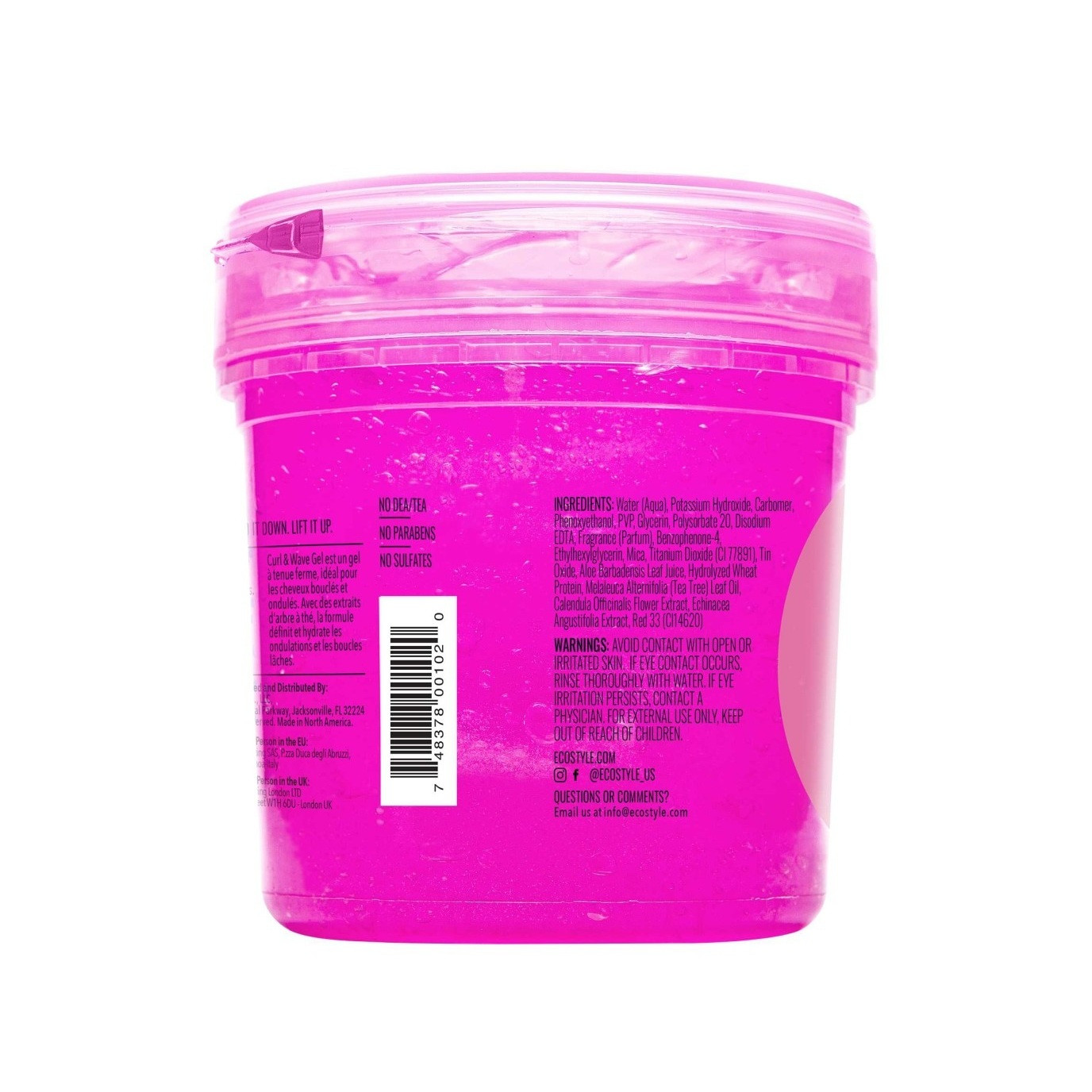Eco Style Gel para Cabelo Curl & Wave 473ml