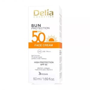 Delia Sun Protection Protetor Solar Facial SPF 50 50ml