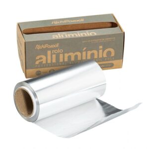 RickiParodi Rolo de Alumínio para Madeixas Prata 12 cm 300 g