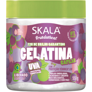 Skala Frutástica Gelatina Capilar Uva 550g