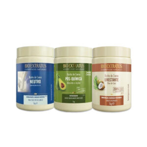 Bio Extratus Kit Cronograma Capilar Neutro, Umectante e Pós-Química 3x1Kg