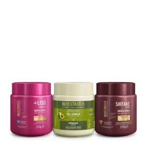 Bio Extratus Kit Cronograma Cabelos Lisos 3x250g
