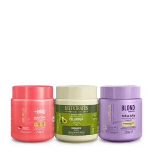 Bio Extratus Kit Cronograma Cabelos Louros 3x250g