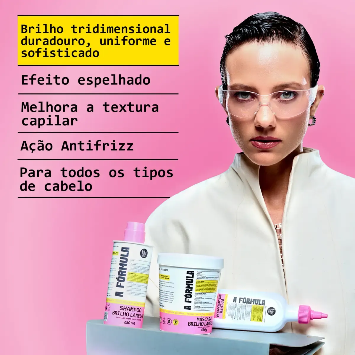 Lola Cosmetics A Fórmula Máscara Brilho Lamelar 450g