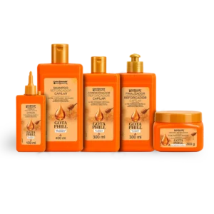 Gota Dourada Kit Gota Phill Reforçador Capilar Completo 5 Produtos